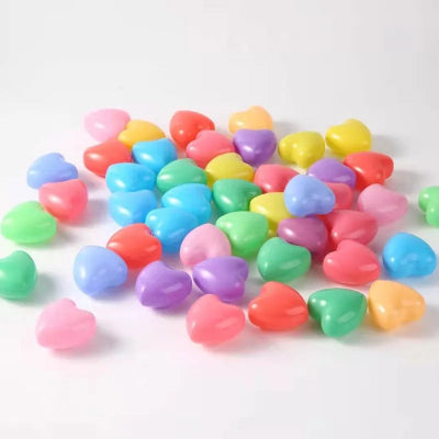 Balles pour piscine, Variante Coeur coloré Ø5.8cm
