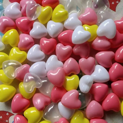 Balles pour piscine, Variante Coeur translucide Ø5.8cm