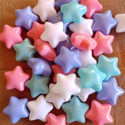 Balles pour piscine, Variante Etoiles plein Ø6.2cm