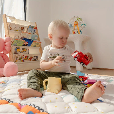 Bébé passe de longue heure d'éveil sur Mousse tapis bebe sans se fatiguer