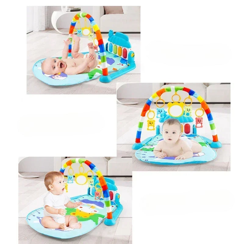 tapis de jeux pour bébé, un tapis d'éveil évolutif s'adapte aux progrès de votre enfant