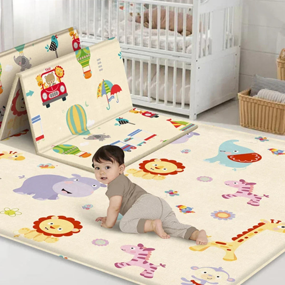 choisir un tapis de motricité pliable ou un tapis anti choc bebe?