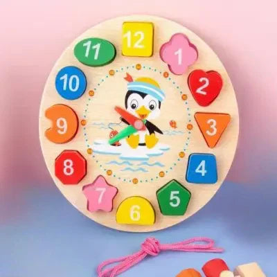Jouet bebe Bois - WoodenToys™ - Horloge