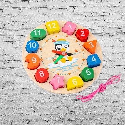 Jouet bebe Bois - WoodenToys™ - Horloge