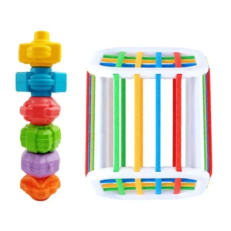 Cube d'activite pour tout_petit cube arc en ciel