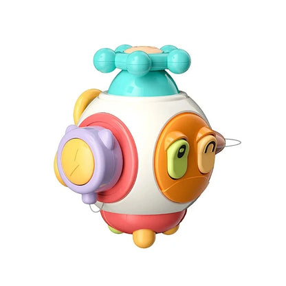 Cube d'activite bebe sensoriel evolutif robinet