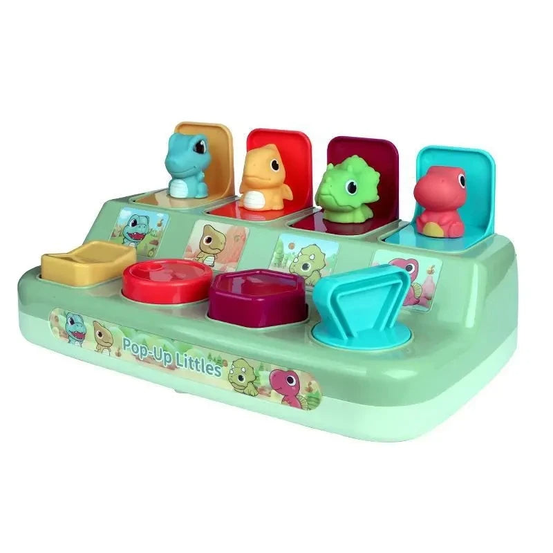 cube d'activite bebe occupé evolutif dinosaure