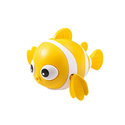 Jouet baignoire bebe poisson jaune