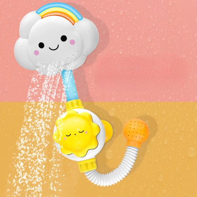 Jouet de bain pour bebe fixé au mûr