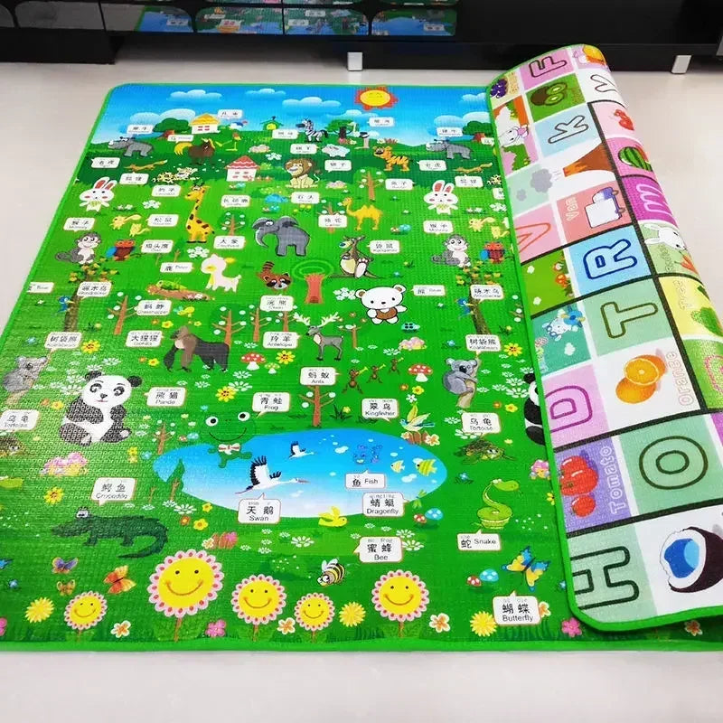 tapis de motricité bébé monde animal