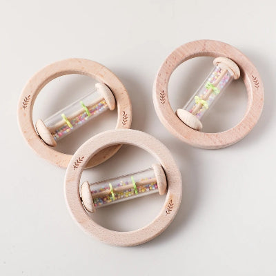 Bâton de pluie pour bebe, petits jouets sensoriels colorés.
