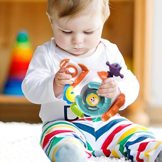 Jouet bebe 1 ans permet d'exercer une activité pratique adapté et stimuler la motricité fine.