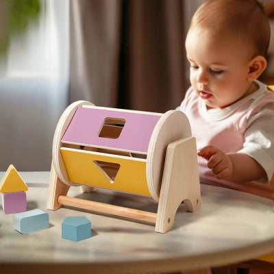  hochet bebe sous forme de tambour 