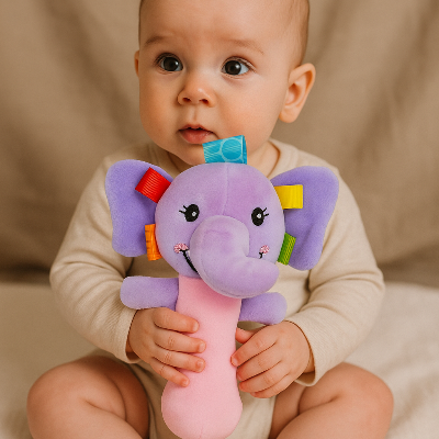Hochet bébé apaise et réconforte ce tout petit
