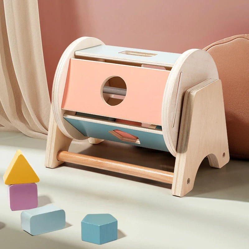 hochet pour bebe - Instrument de sonnerie, préhension en bois, jouet à mâcher