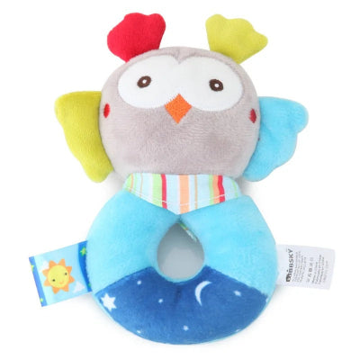 Hochet bebe, Hibou multicolores