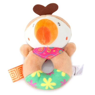 Hochet bebe perroquet super coloré.