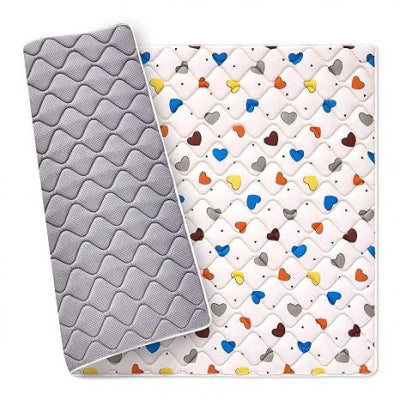 Mousse tapis bebe visuel Coeurs colorés
