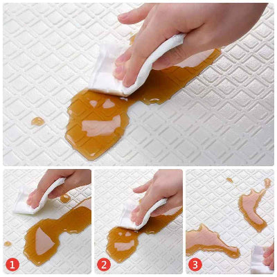 Mousse tapis bebe imperméable, epais et facile essorer