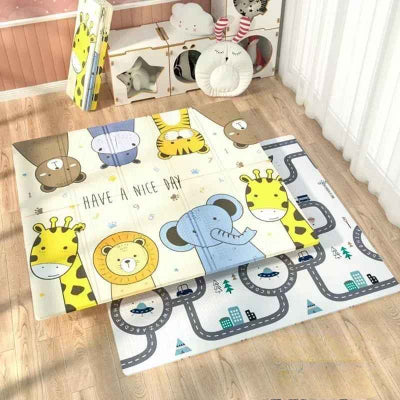 Mousse tapis bebe style fête des animaux