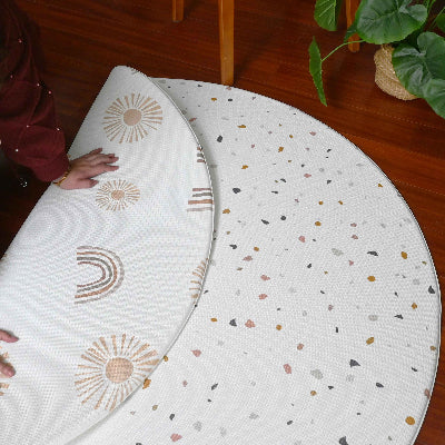 Notre mousse tapis bebe est imprimée double face pour plus de design visuel