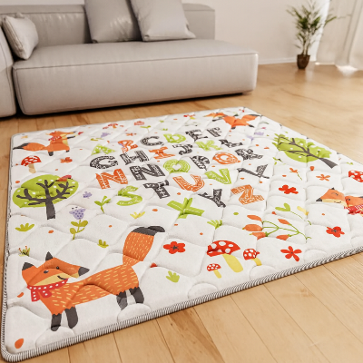 Mousse tapis bebe visuel nature et alphabet