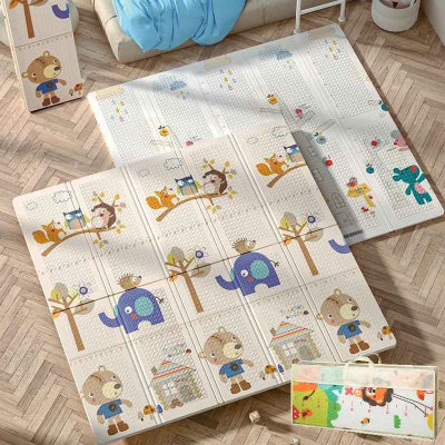 Mousse tapis bebe XXL, double face avec une epaisseur de 1.5cm