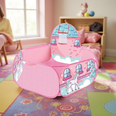 Piscine a balle bebe complète aussi bien la deco de la chambre du bébé et  le diverti
