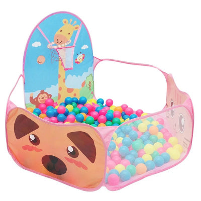Piscine a balle bebe variante rose