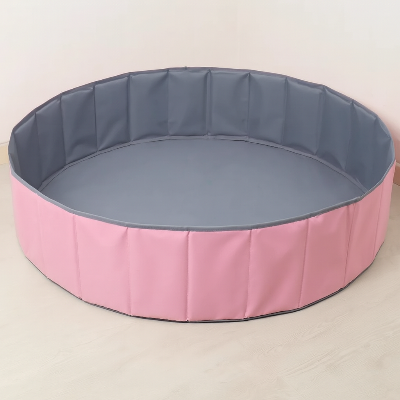 Piscine a balle pour bebe rose diamètre 120cm