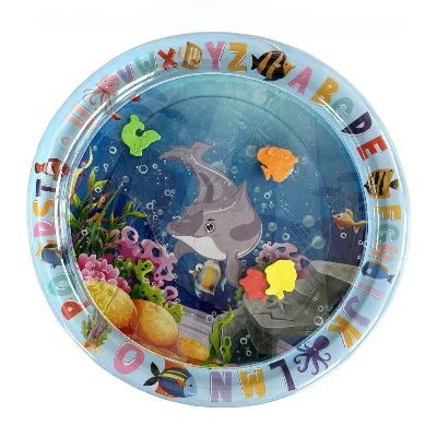 Tapis d'eau bébé de 60 cm de diamètre et de couleur Gris