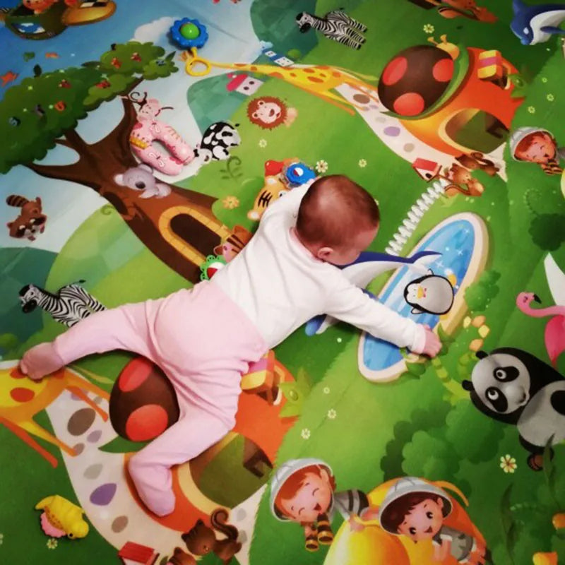 Tapis de motricité bébé - tapis rampant pour tout-petits