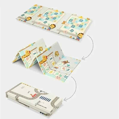 Le guide de pliage de tapis mousse bébé