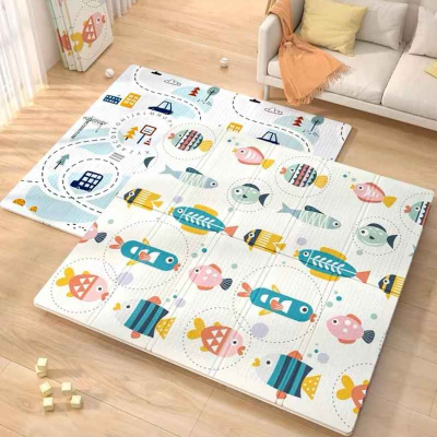 Le meilleur tapis anti chute qui s'installe au salon, chambre ou coin de jeu en un clic